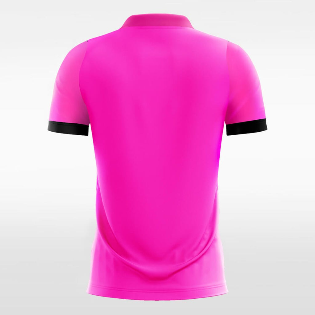 pink short sleeve jersey'