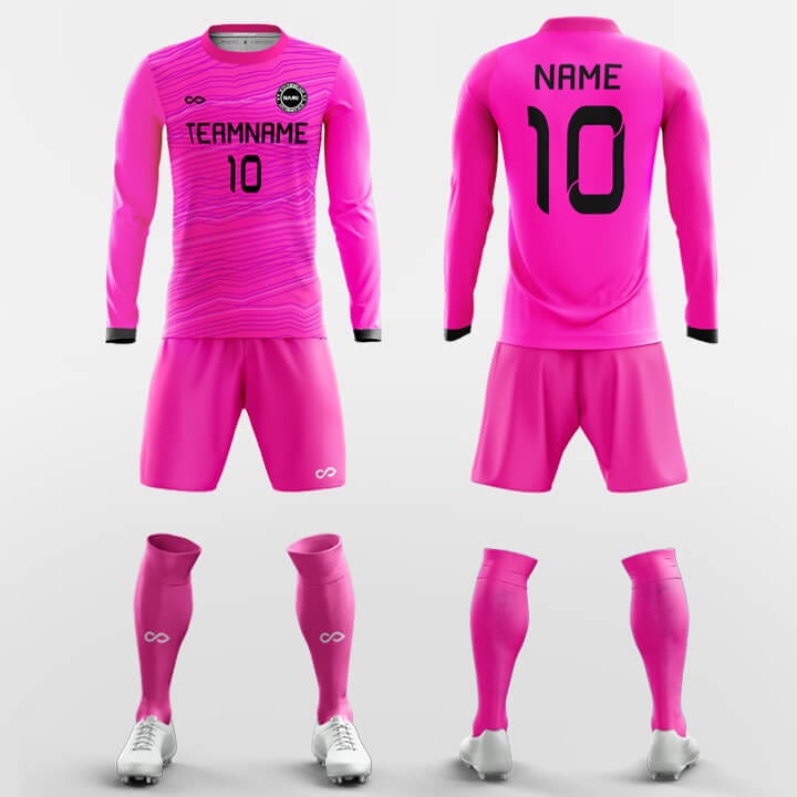 pink soccer jersey kit