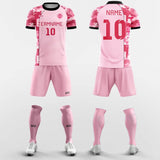 Pink Mosaic - Custom Soccer Jerseys Kit Sublimated Design