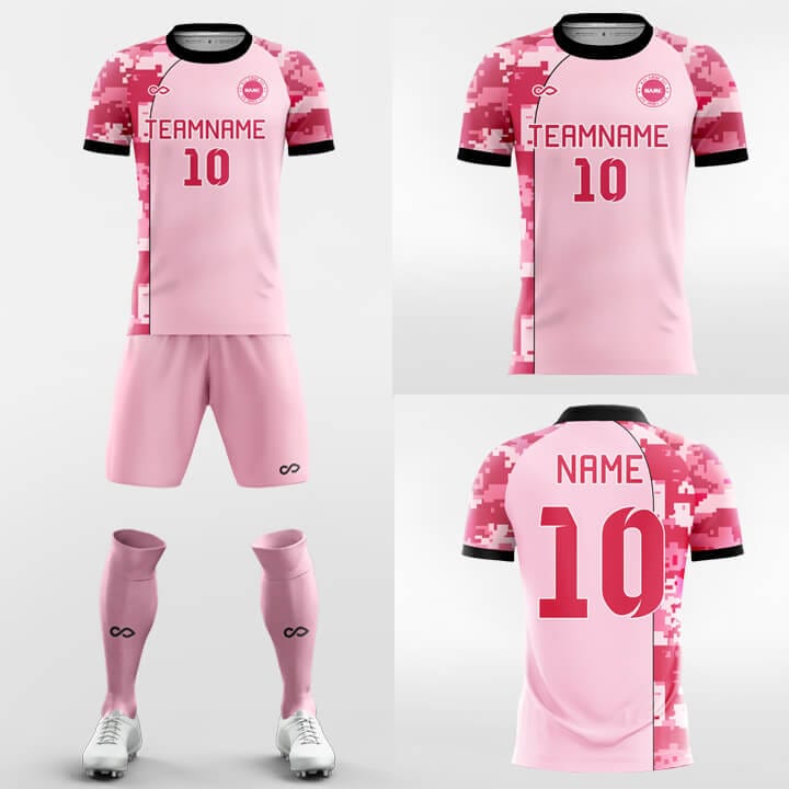 pink soldier soccer jersey