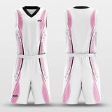 pink sublimated basketball jersey