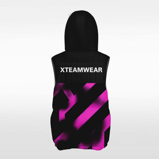 pink winter vest