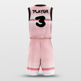 custom pink uniform basketball