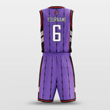 purple basketball jersey kit