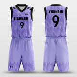 purple custom basketball jersey