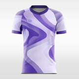     purple custom short sleeve jersey