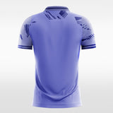 purple custom short sleeve jersey
