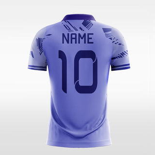 purple custom short soccer jersey