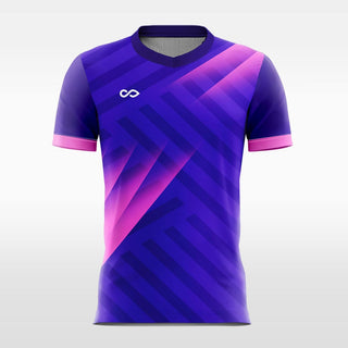 purple custom soccer jersey