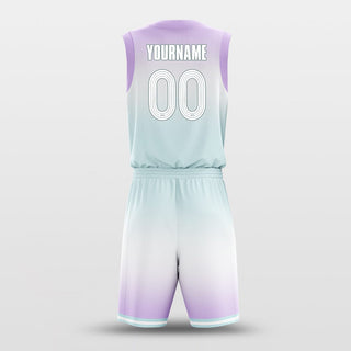 Purple Green Basketball jersey