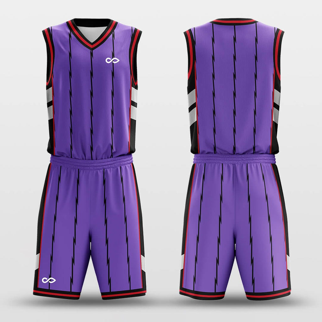 purple jersey set