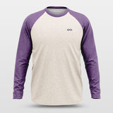 purple long sleeve jersey