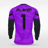     purple long sleeve soccer jersey