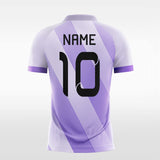 purple short sleeve jersey