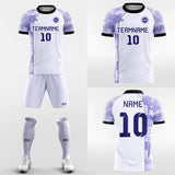 purple soccer jersey kit