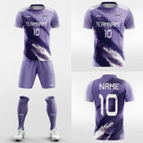 purple soccer jersey