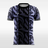     purple soccer short sleeve jersey