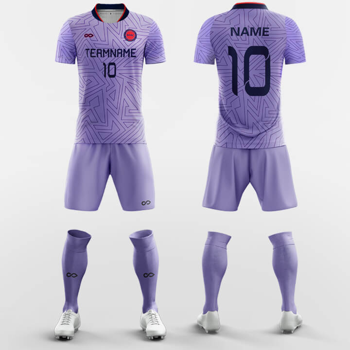 purple stripe soccer jersey