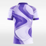 purple sublimated custom soccer jersey