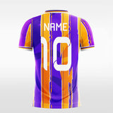      purple sublimated sleeve soccer jersey