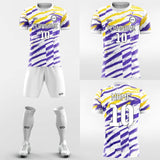 purple yellow kit soccer jerseys