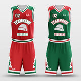 Christmas Gift - Customized Reversible Basketball Jersey Set Design