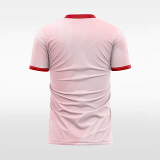 red custom soccer jersey for men sublimation