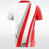 red custom sublimated jersey