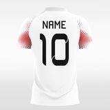 red point custom soccer jersey