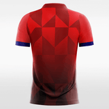 red short handball jersey
