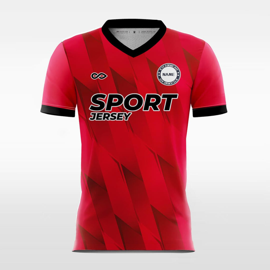 red short sleeve jersey