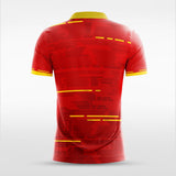 red soccer team jerseys design