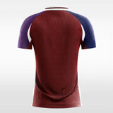 red sublimated short sleeve jersey
