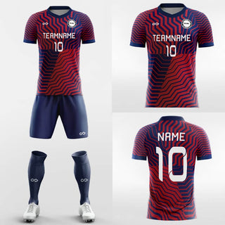 red wave soccer jersey