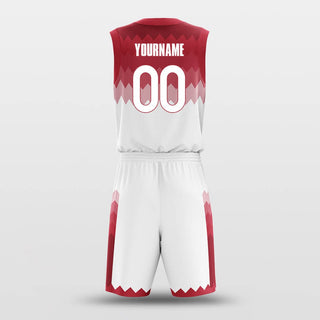 red white basketball jersey