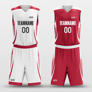 serrated custom basketball jersey