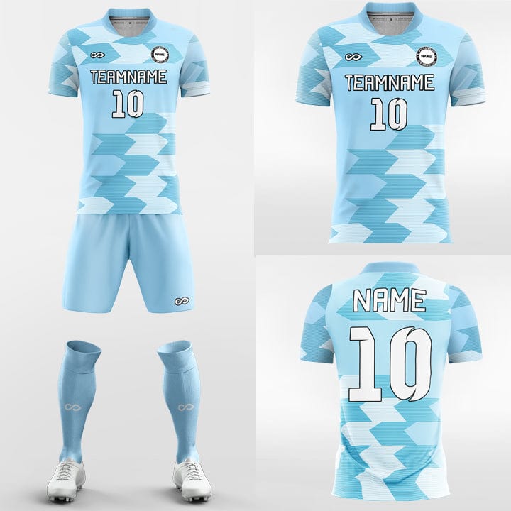 shield blue jersey soccer design