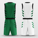 green and white jersey basketball