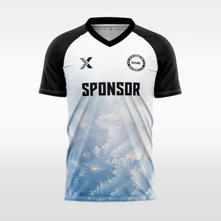 snowflake custom soccer jersey for men sublimation