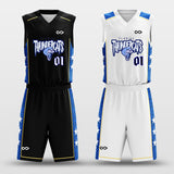 Star - Custom Reversible Basketball Jersey Set Sublimated BK260605S