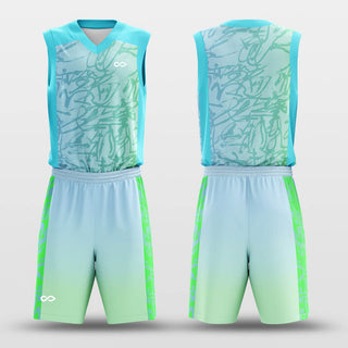 sublimated basketball jersey set