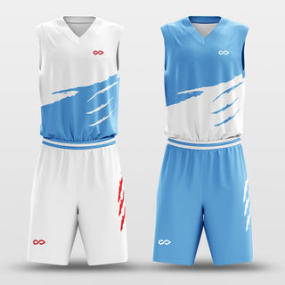 sublimated basketball jersey set