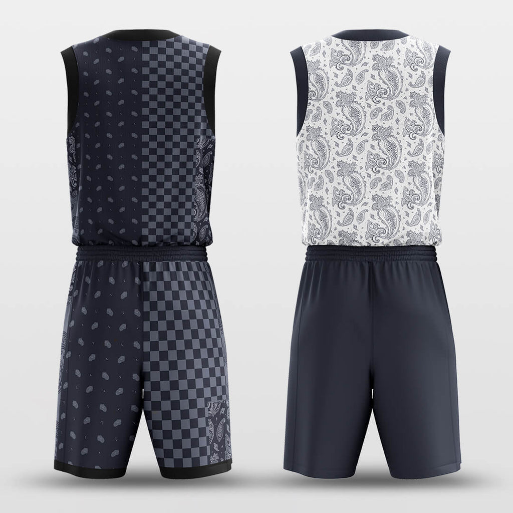 Paisley - Custom Reversible Basketball Jersey Set Sublimated-XTeamwear