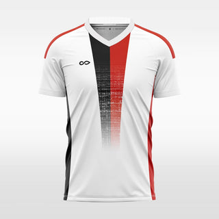 sublimated gray soccer jersey