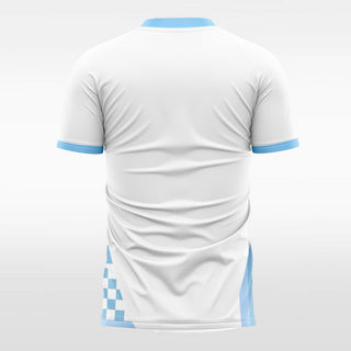  sublimated white soccer jersey