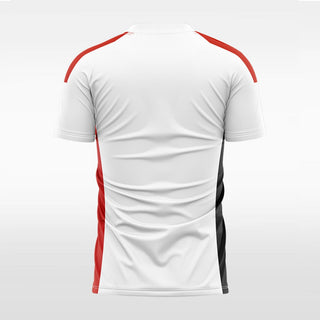 sublimated white soccer jersey