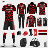 Classic Stripe - Custom Soccer Team Uniform Package List Design