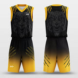 tiger custom basketball jersey set