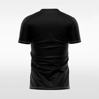 tinsel custom soccer jersey for men black