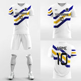 tricolored steps soccer jersey